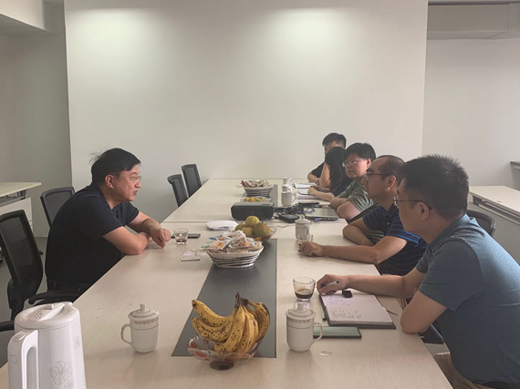 2019年8月，钟楼区组织部副部长 刘更城携开发区领导走访费洛斯药业(图2)